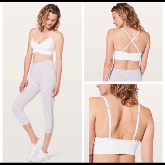 lululemon athletica Other - Lululemon Taryn Toomey Awakening Bra White Sz. 12